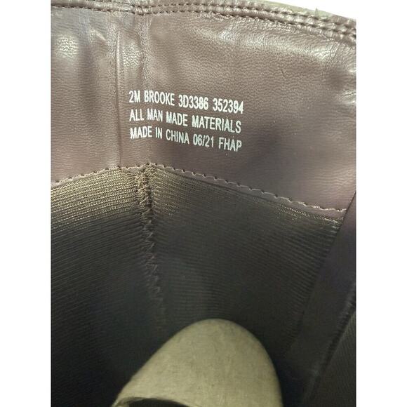 London Fog Brooke Boots Zip, Laced Back Fringe Girls Size 2M - Picture 4 of 8